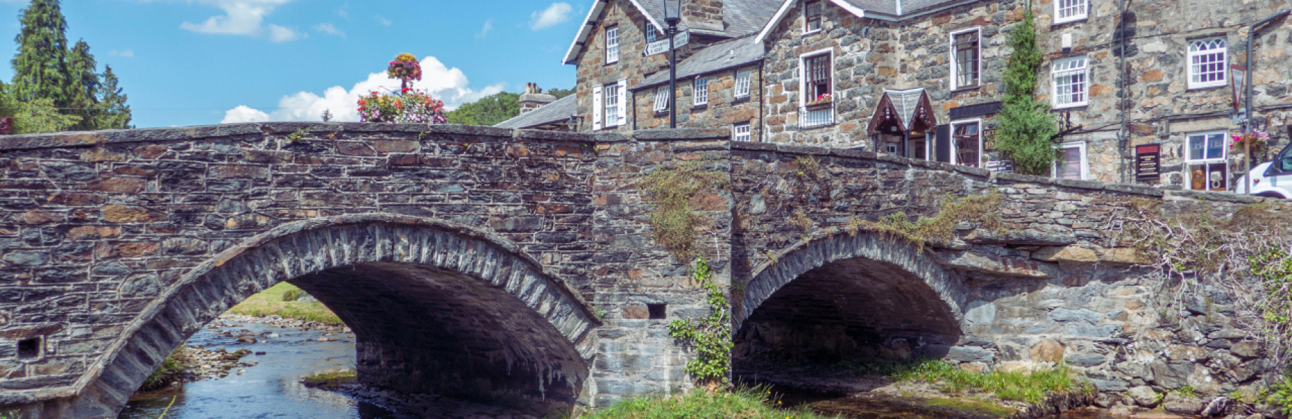 Pont ym Meddgelert, Gwynedd, Gogledd Cymru