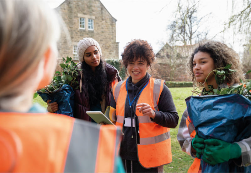 Helping people to help themselves – community resilience and self-reliance.