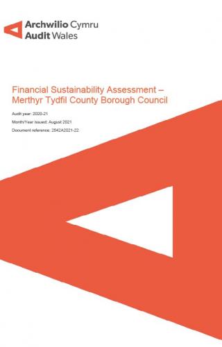Front cover image of Merthyr Tydfil County Borough Council – Financial Sustainability Assessment