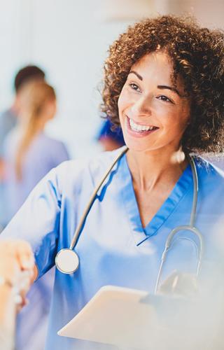 Picture of a female Health professional